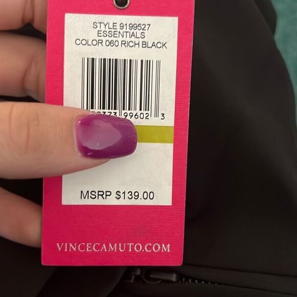 Vince Camuto Women's Milano Cape Style Black Blazer Sizes 4, 6, 8, 10, 12, 14 - Picture 7 of 8